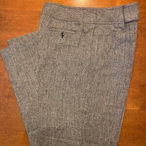 Nine West Women 14 Liza Trouser Pants Y2K 90’s Professional Minimal Herringbone